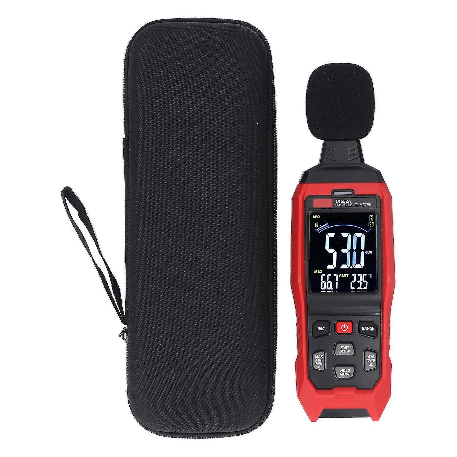 Sound Level Meter Professional Digital DB Noise 30dB to 130dB Decibel Reader Detector for Home TA652A