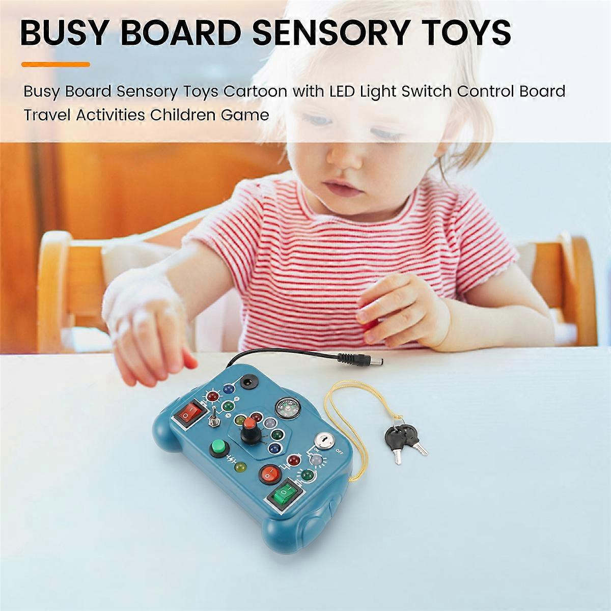 LED Light Switch Control Board Travel Activities Children Game