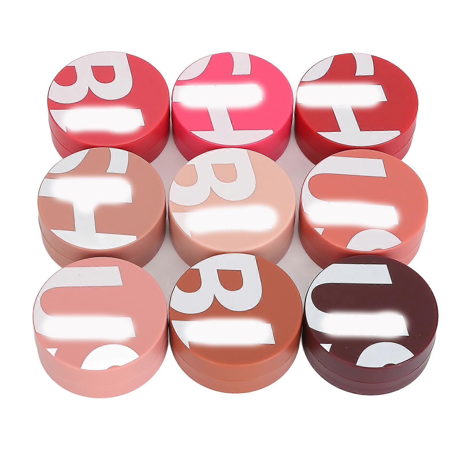 Blush Cream 9 Different Colors Matte Long Lasting Portable Cheek Tint Set for Daily Makeup