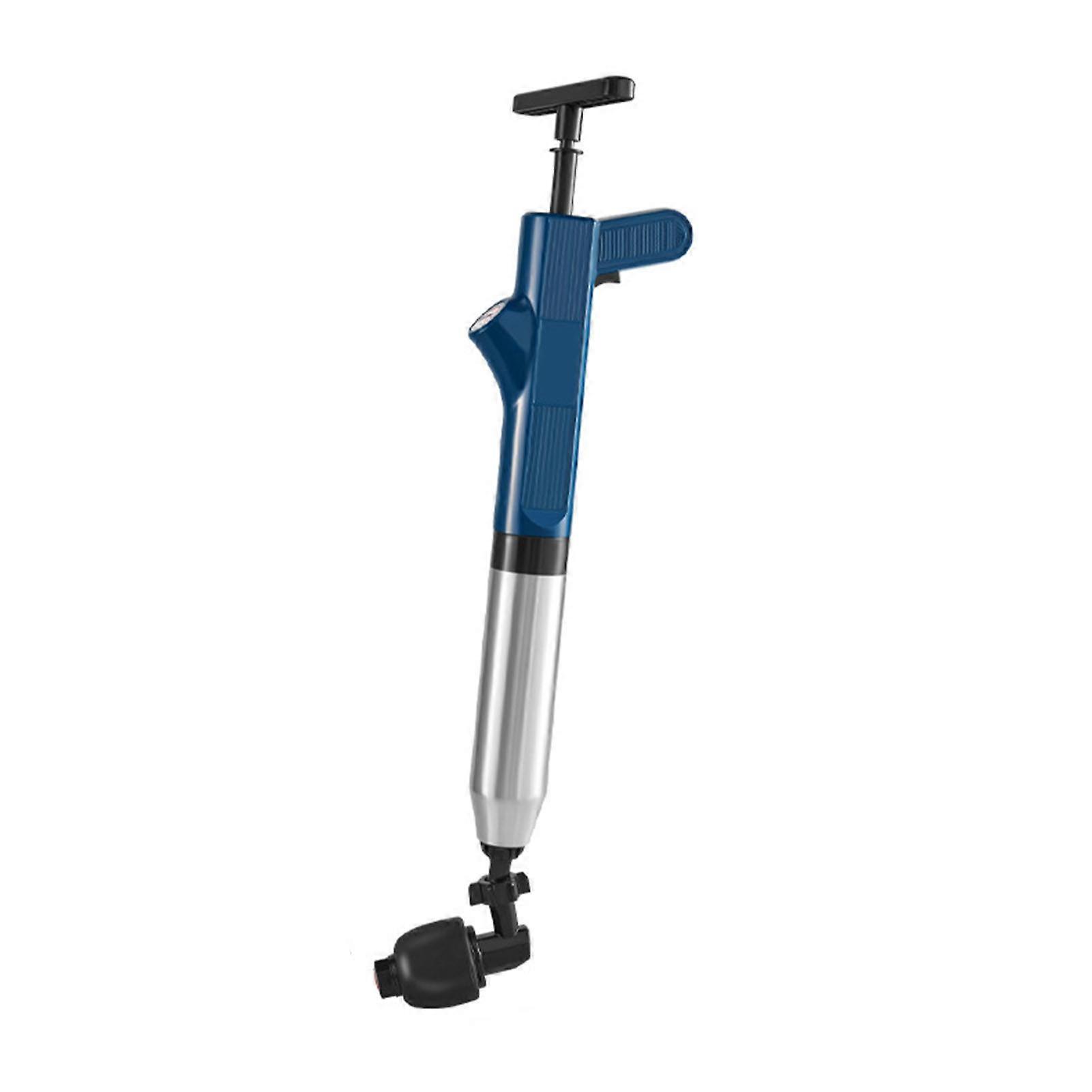 Stainless Steel Air Drain Plunger Convenient to Use with Humanized Design Suitable for Clogged Toilets