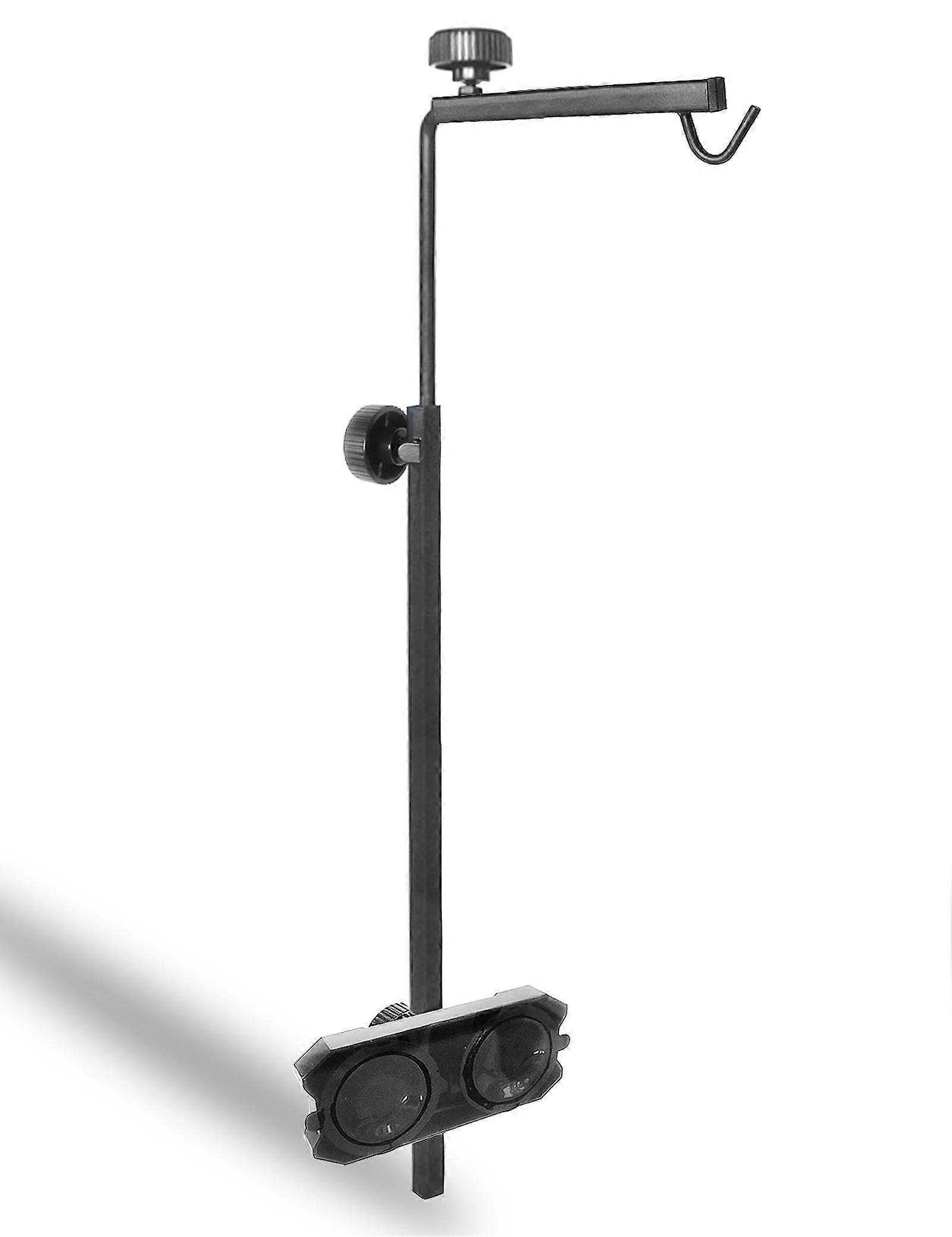 Romansk Reptile Glass Mount Lamp Stand with Suction Cup, Adjustable Heat Light Fixture Holder, Suitable for Terrarium Dome Lamp