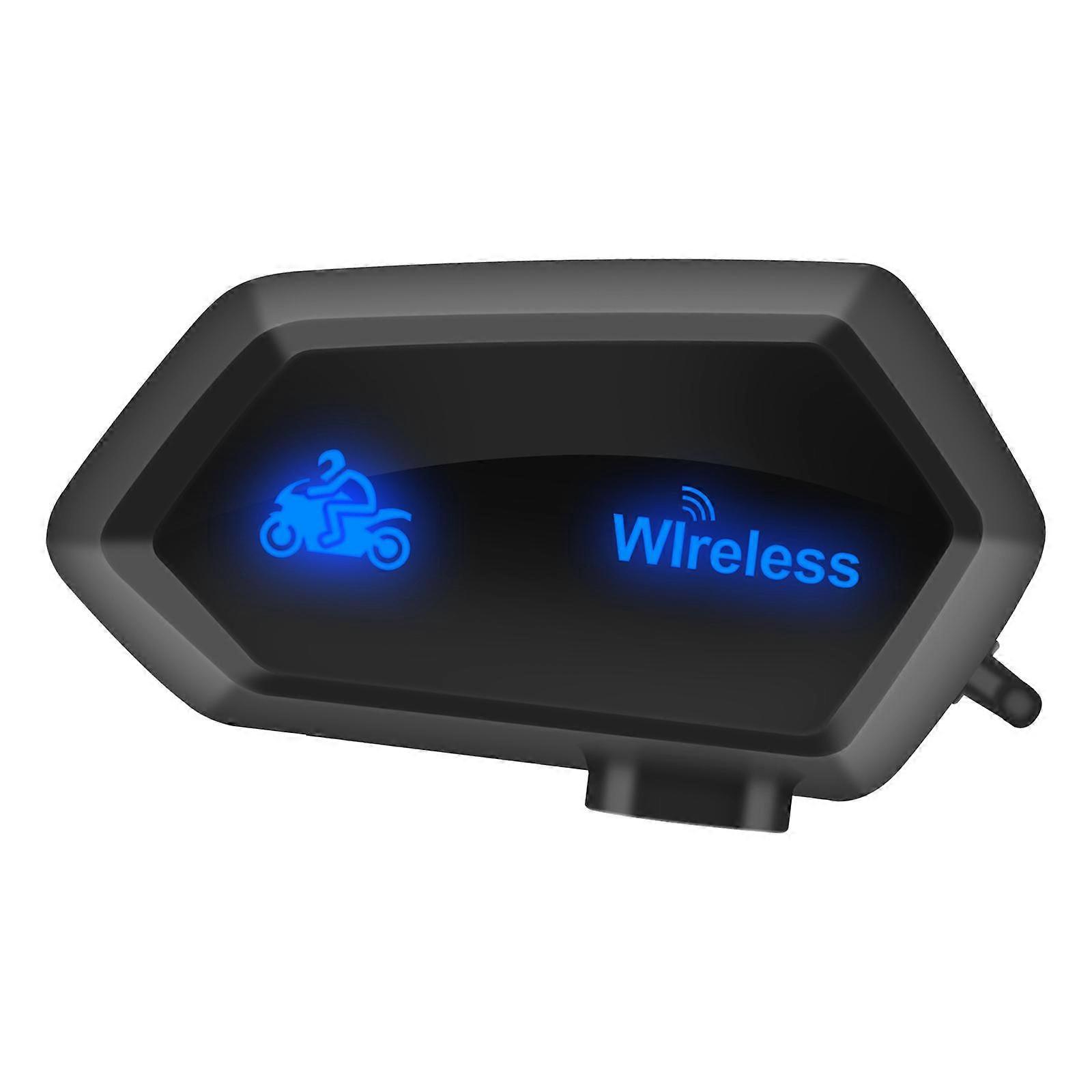 Motorcycle Bluetooth Headset Waterproof Connect to Interphone for Riding