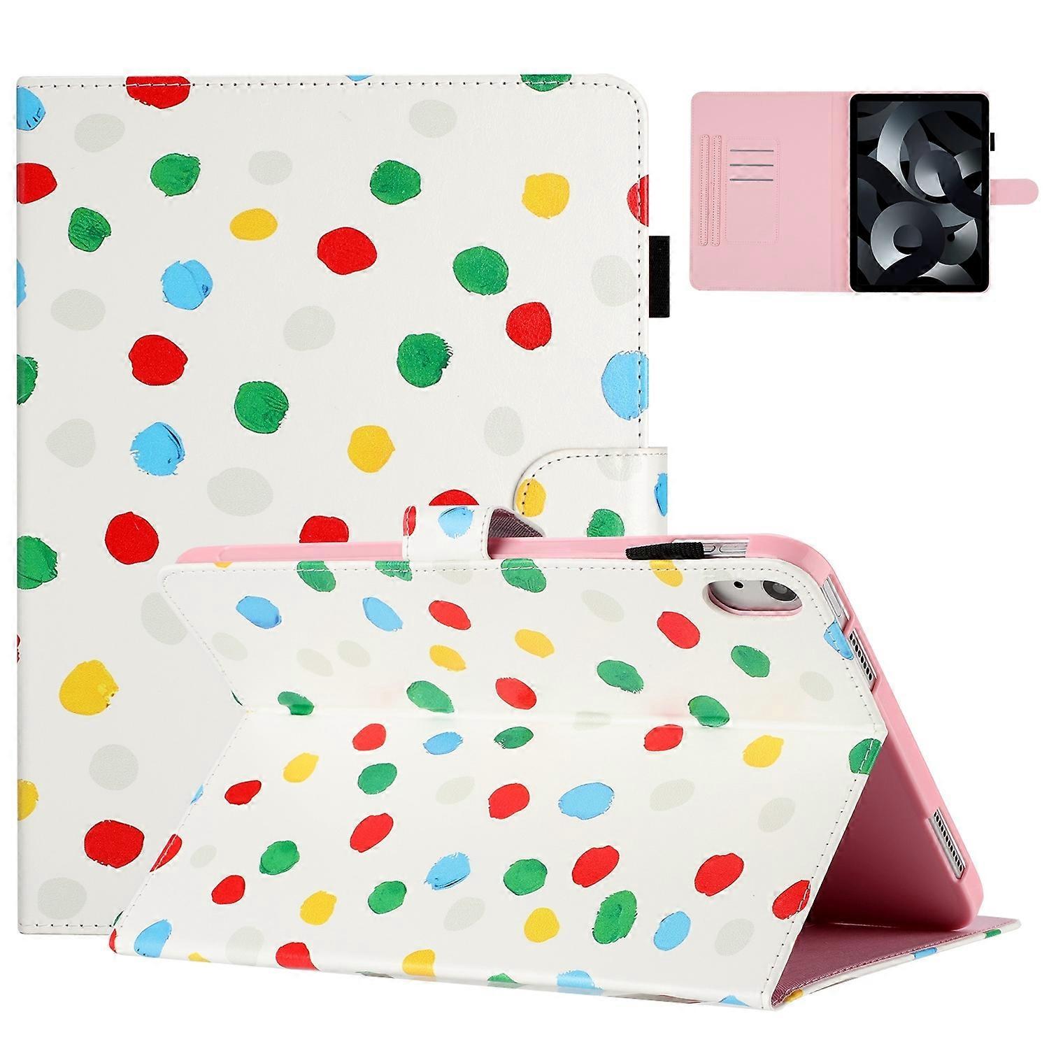 Dot Pattern Leather Smart Tablet Case