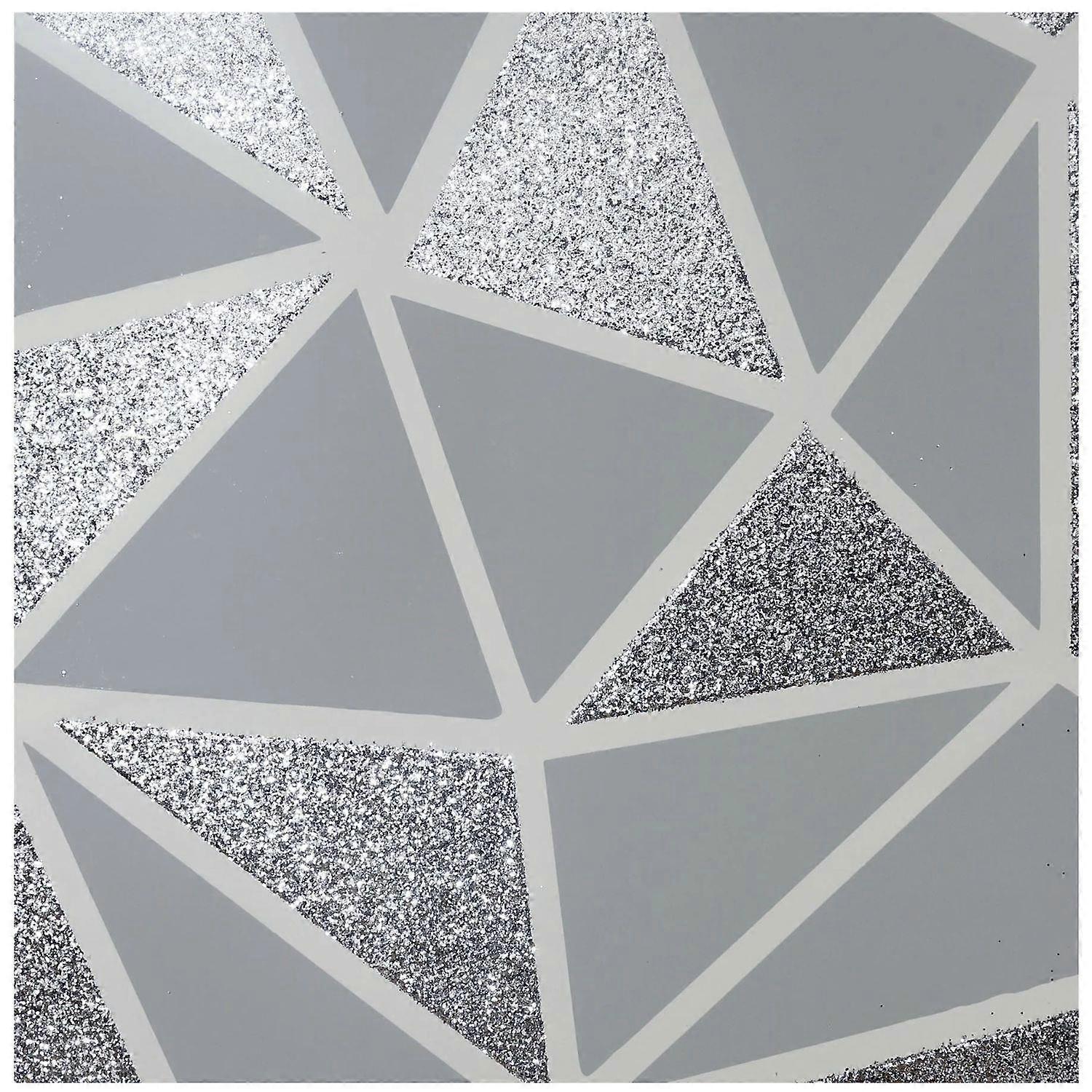 Arthouse Sequin Fragments Silver Grey Wallpaper