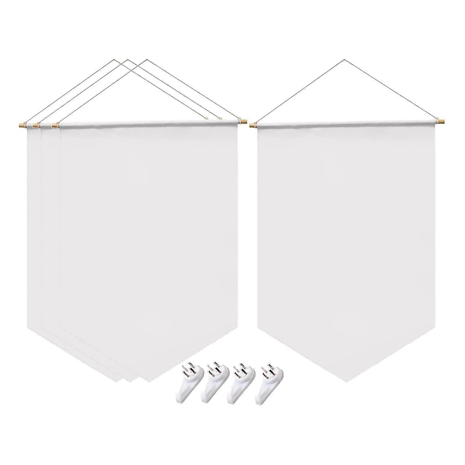 Set of 4 Count Sublimation Blank Banner 18Inchx12inch Light Weight Accessory