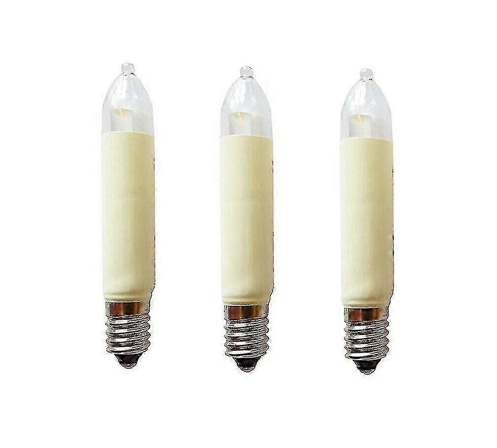 20pcs Lamp Small Socket Plug 8-55v 0.1-0.2w Length 65mm Replacement Lamp E10 Led Candle