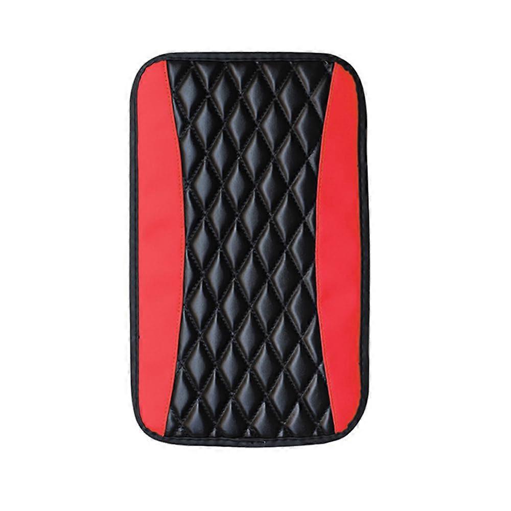 Leather Car Armrest Box Pad for Renault Megane/Megane R.S./ETECH IV III II I Mk 4 3 2 1, Red