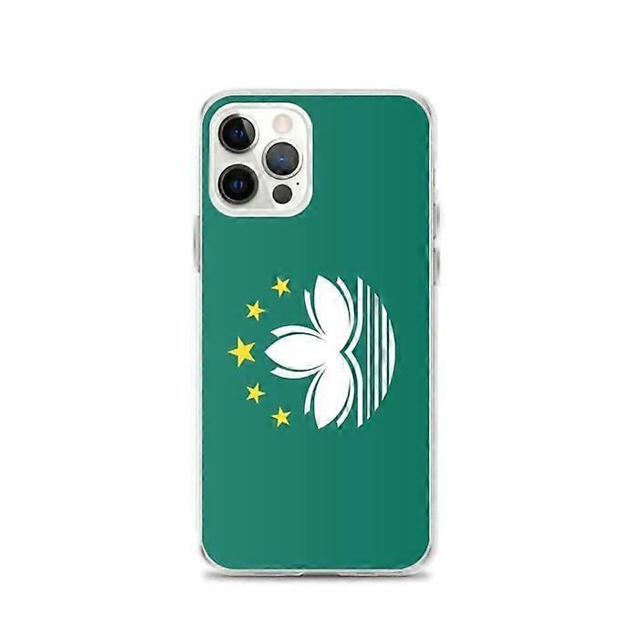 Phone Case - PIXELFORMA - Macau Flag - Compatible with iPhone 12 Pro - Flexible - Shockproof