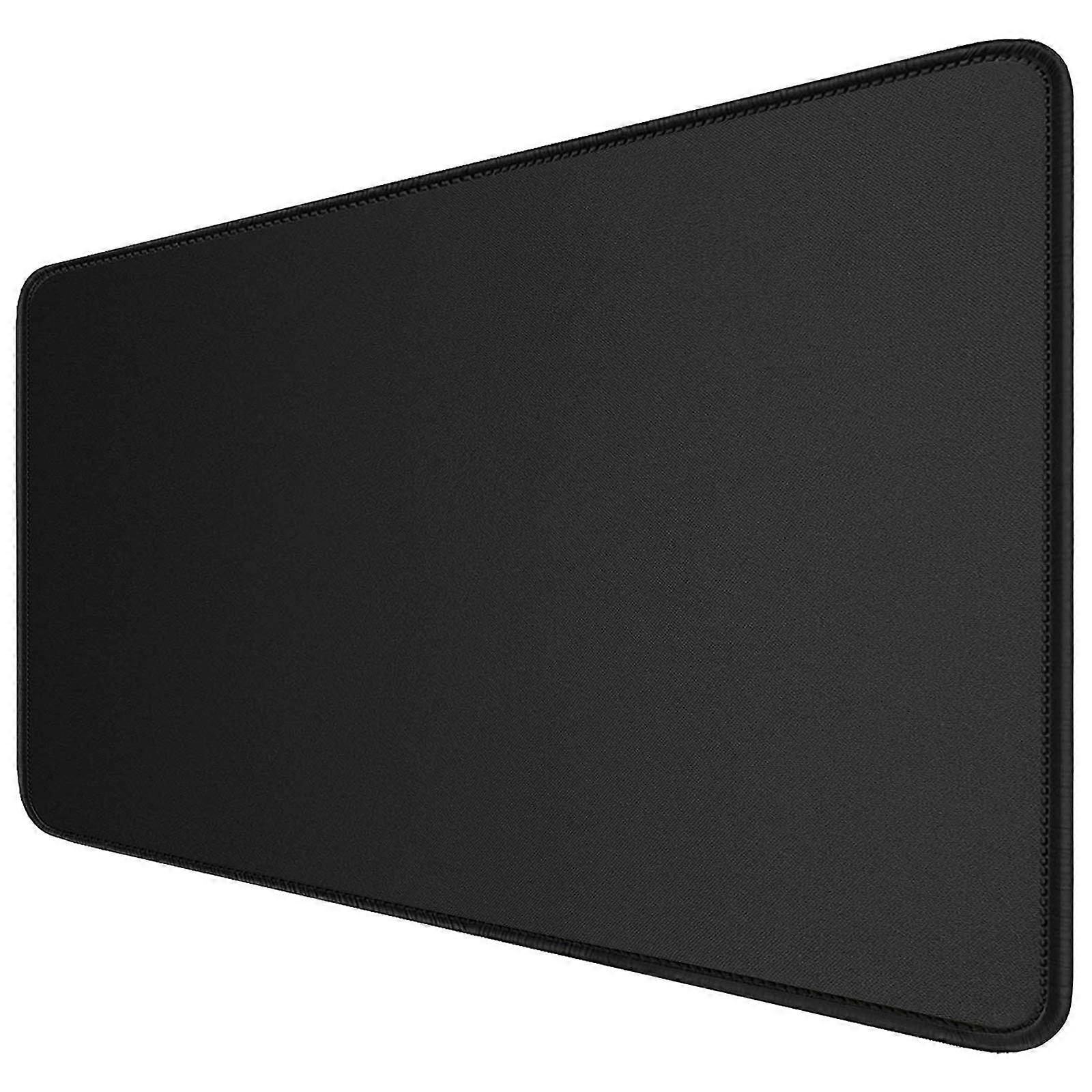 Large Mouse Pad 31x12 in. XL Mousepad with Stitched Edges, NonSlip Base, Black