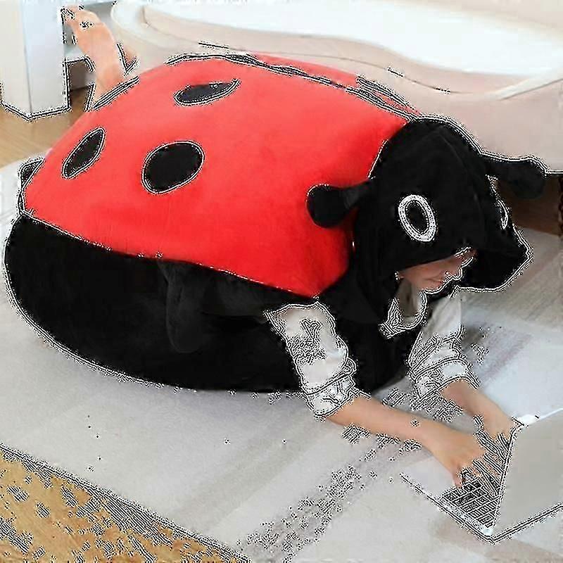 100cm Wearable Insect Plush Toys Ladybug Stuffed Cushion Funny Party Cosplay Doll Stuffed Soft Plush Sleeping Pillow Kids Gifts