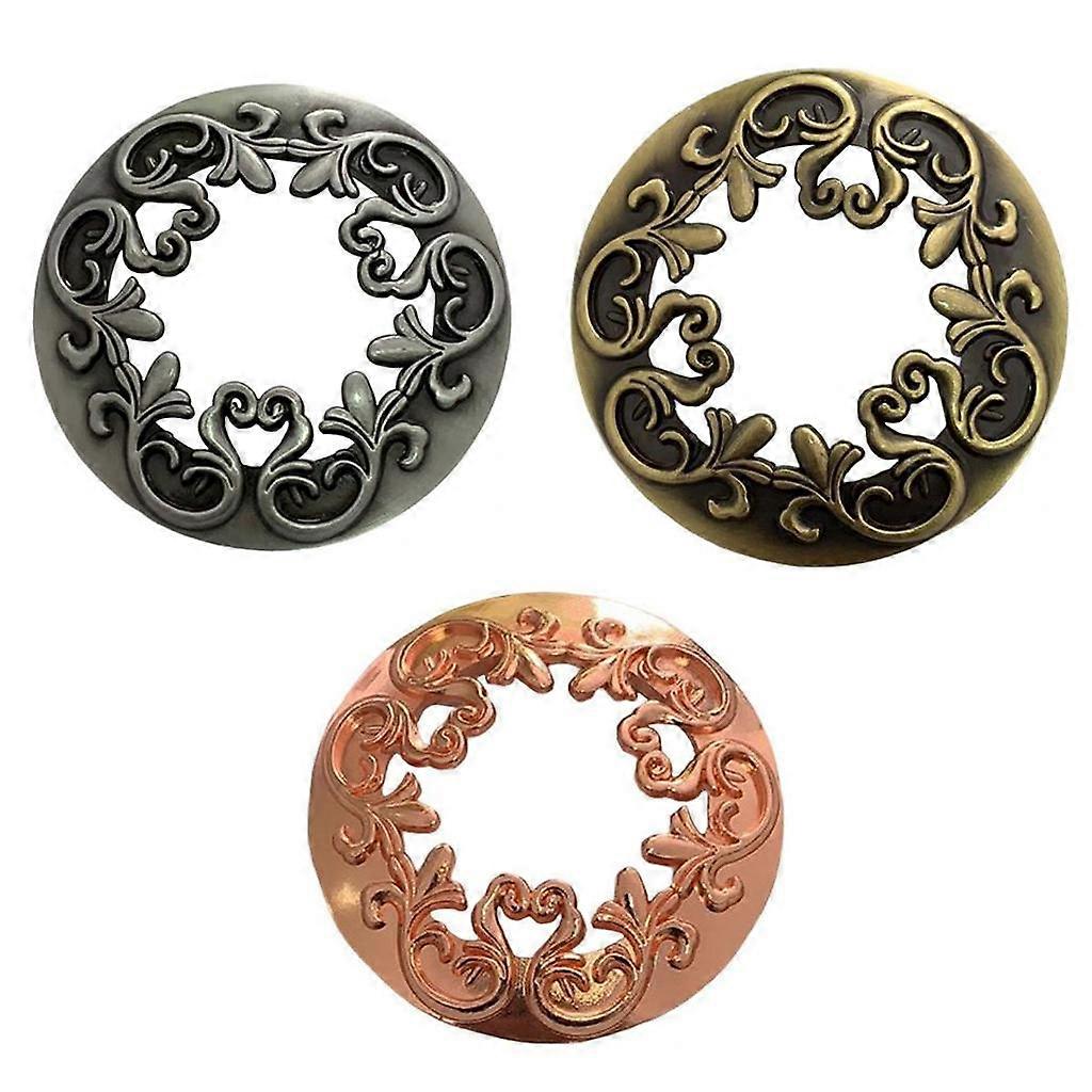 3Pcs Retro Candle Jar Couvercle Uniformément Manches