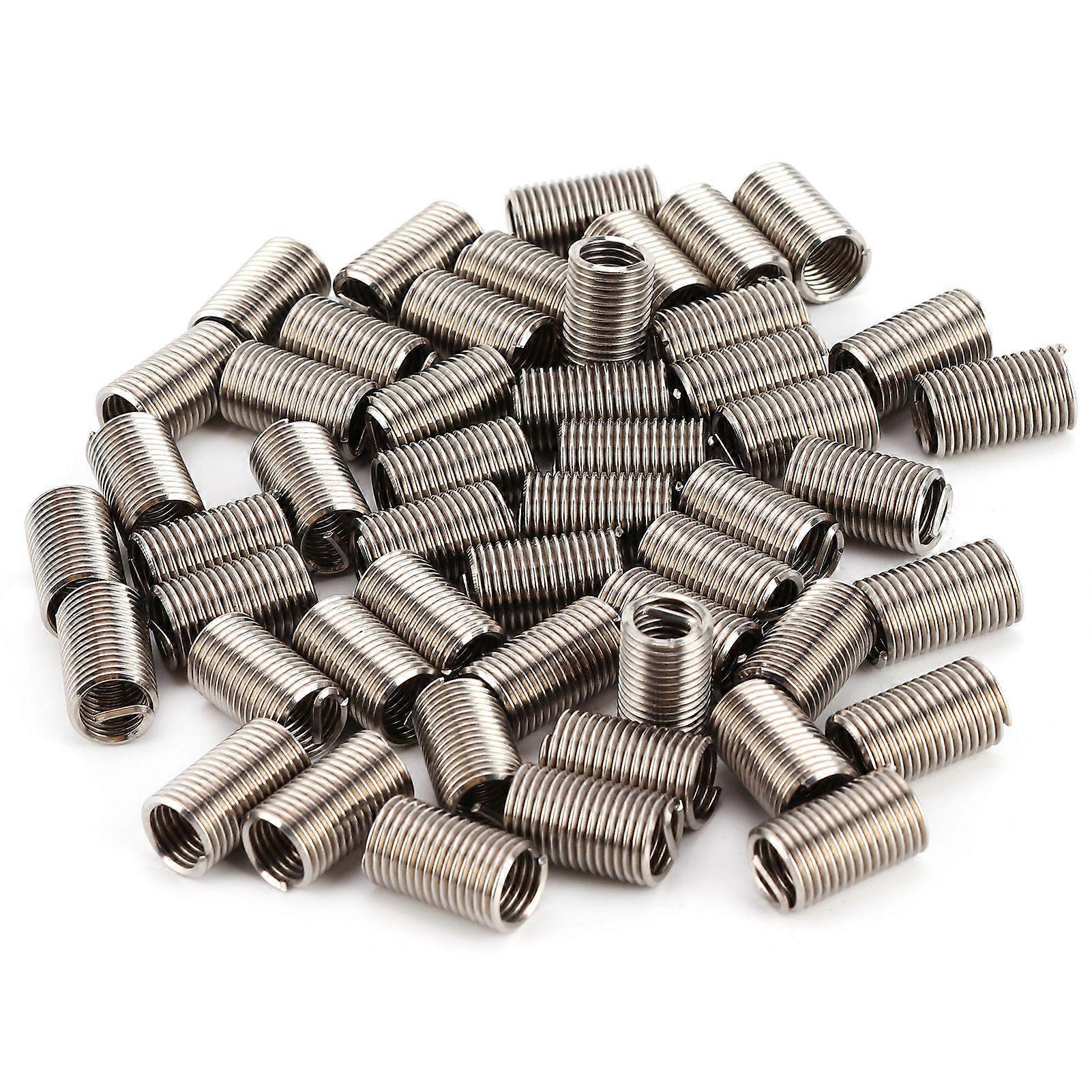 Haute qualité 50pcs M8 * 1.25 * 3D Fil Filetage Insert Filet Protection Filetage Réparation Fil