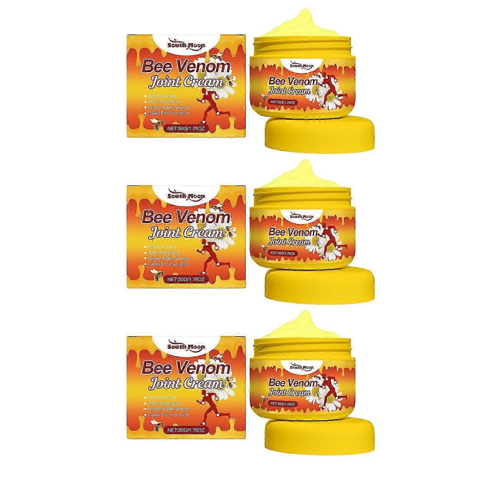 2025 Honey Bee Venom ジョイントクリーム、ハーブウォーミングリリーフナチュラルマッスルマッサージクリーム、膝、肩、背中用