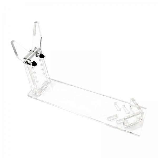 2X Acrylic Toy Display Stand, Adjustable Shelf, Adjustable Height And Length, Gift Holder for , for Desktop Offices, Stores