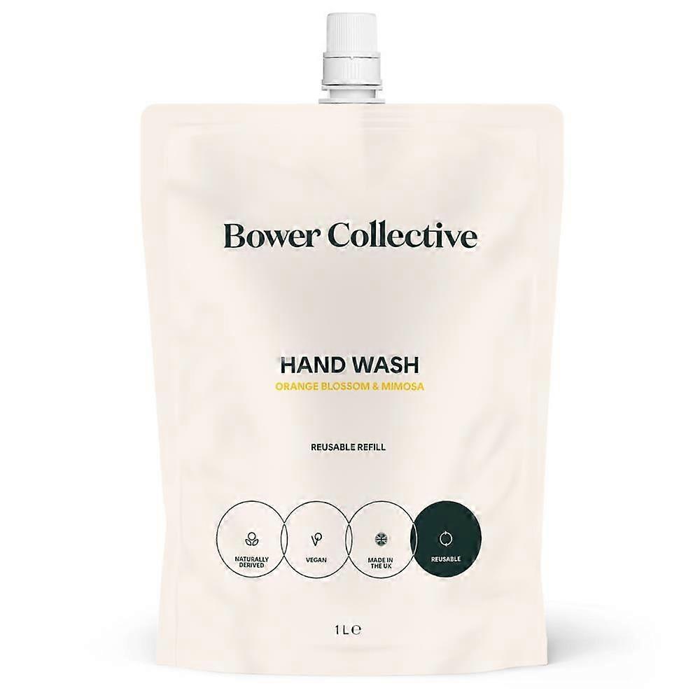 Bower Collective Oranjebloesem & Mimosa Bower Natuurlijke Handzeep Navulling 1L