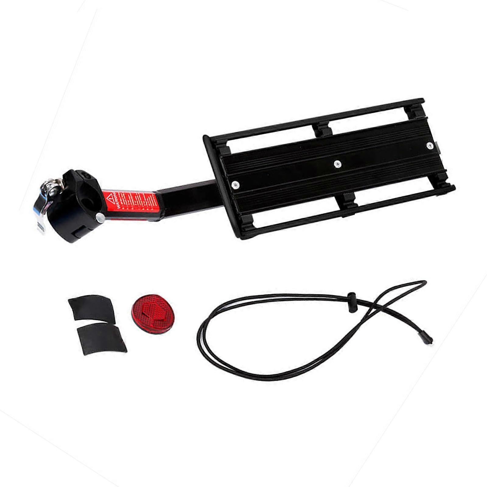 Bicycle Cargo Rack, Rear Mount Carrier, Bike Seat Post Holder, Easy Installation, Durable Aluminum, Compatible with Most Bikes