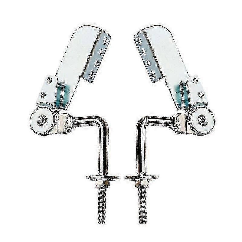 2Pcs Multifunctional Adjustable Height Angle Hardware Headrest Hinge for Sofas with 90 Degree Adjustment