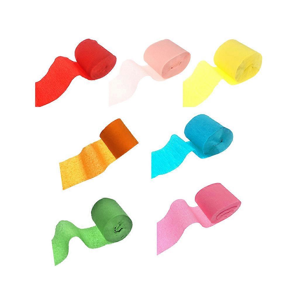 Crepe Paper Streamer Rolls for Tent Effect Decorations at Parties and Gatherings
