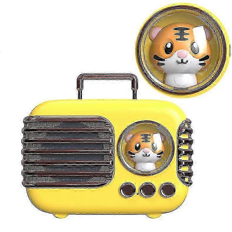 Portable Wireless Bluetooth Speaker with Cartoon Animals Design and Mini Night Light
