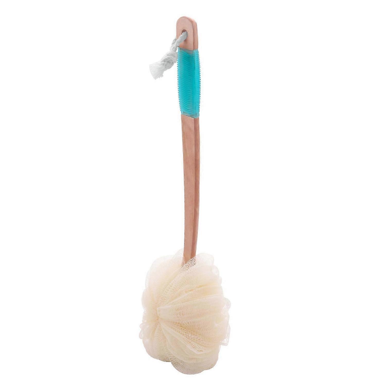 Loofah Sponge Back Scrubber-Men & Women Long Handled Exfoliating Bath & Shower Body Brush-Handheld