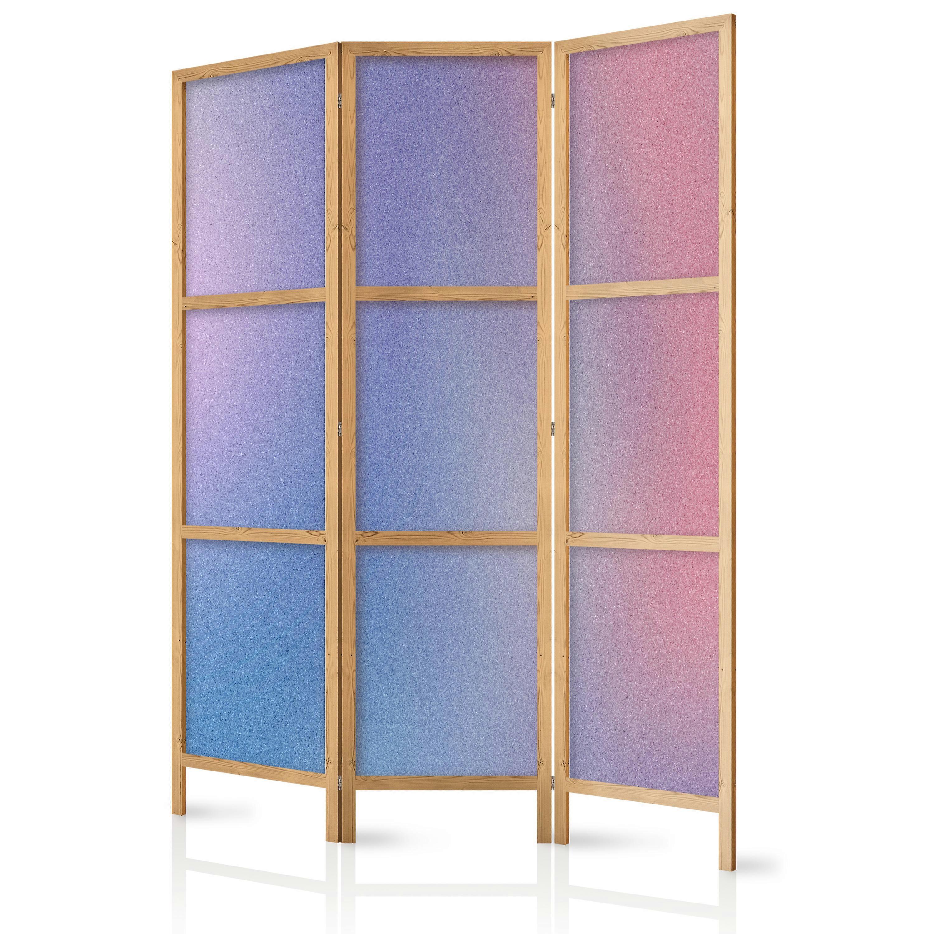 Japanese screen - rainbow gradient - delicate, multi-colored gradient resembling fog