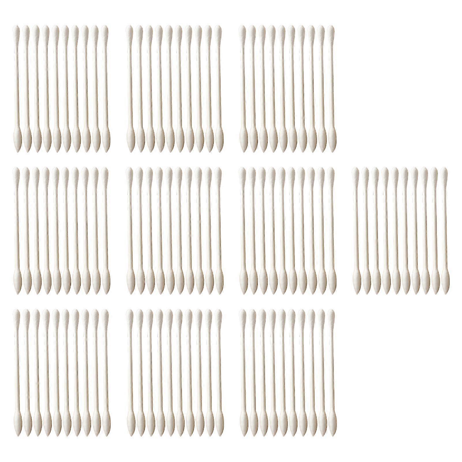 cotons-tiges portables, paquet individuel, applicateur de démaquillant jetable à double embout, cotons-tiges doux pour les voyages