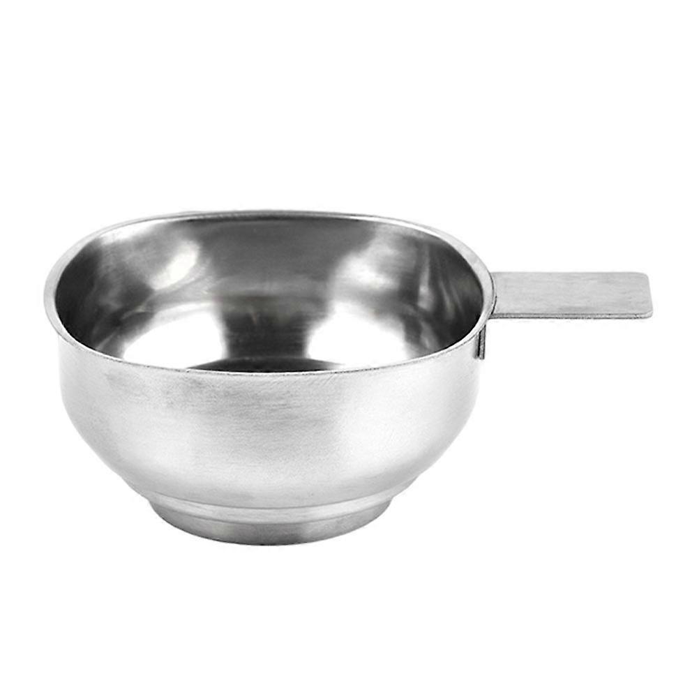 不锈钢广口漏斗多功能点油工具，适用于厨房、烹饪和家庭使用，液体和粉末的耐漏勺