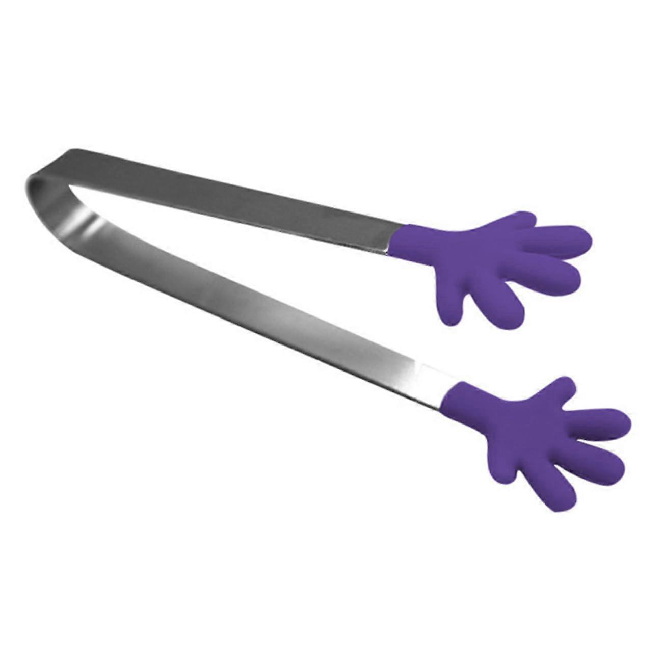 Mini serveringstang lilla rustfrit stål 13,00X3,00X1,50CM