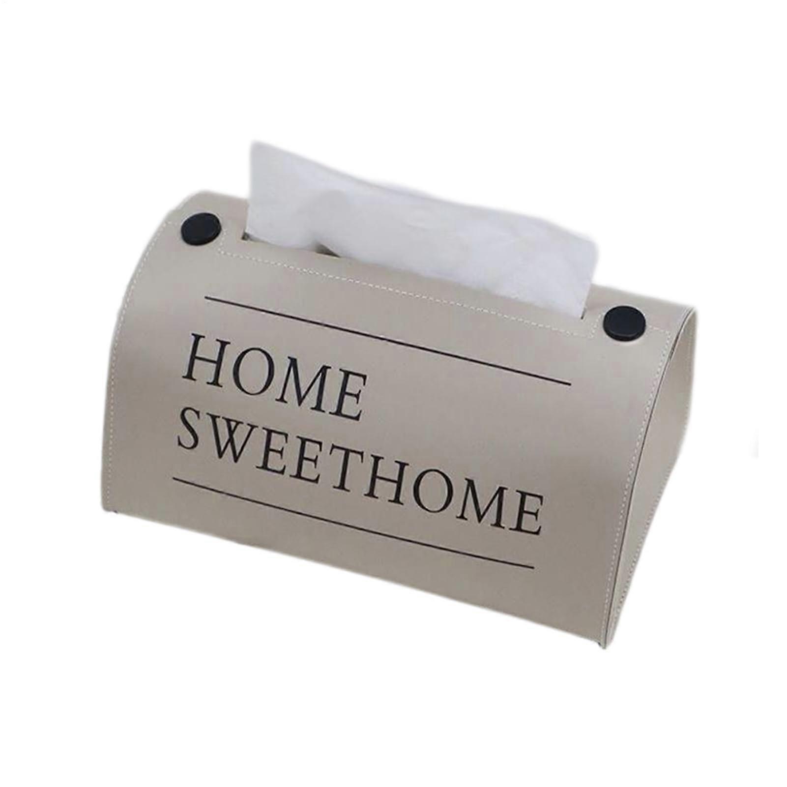 Tissue Box 20 cm | Space-Saving Napkin Dispenser | Multifunctional Tissue Holder for Desk, Table, and Mantel