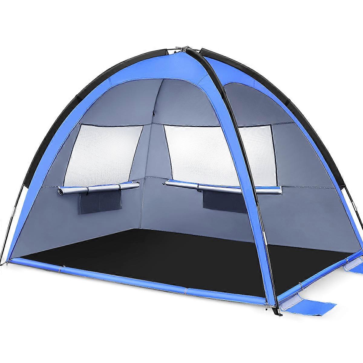 Family Tents For Camping Folding Beach Tent Sun Shelter Hiking Camping Vacation 200 X 145 X 130 Cm B3 Mesh Fabric Ventilation 1 Set