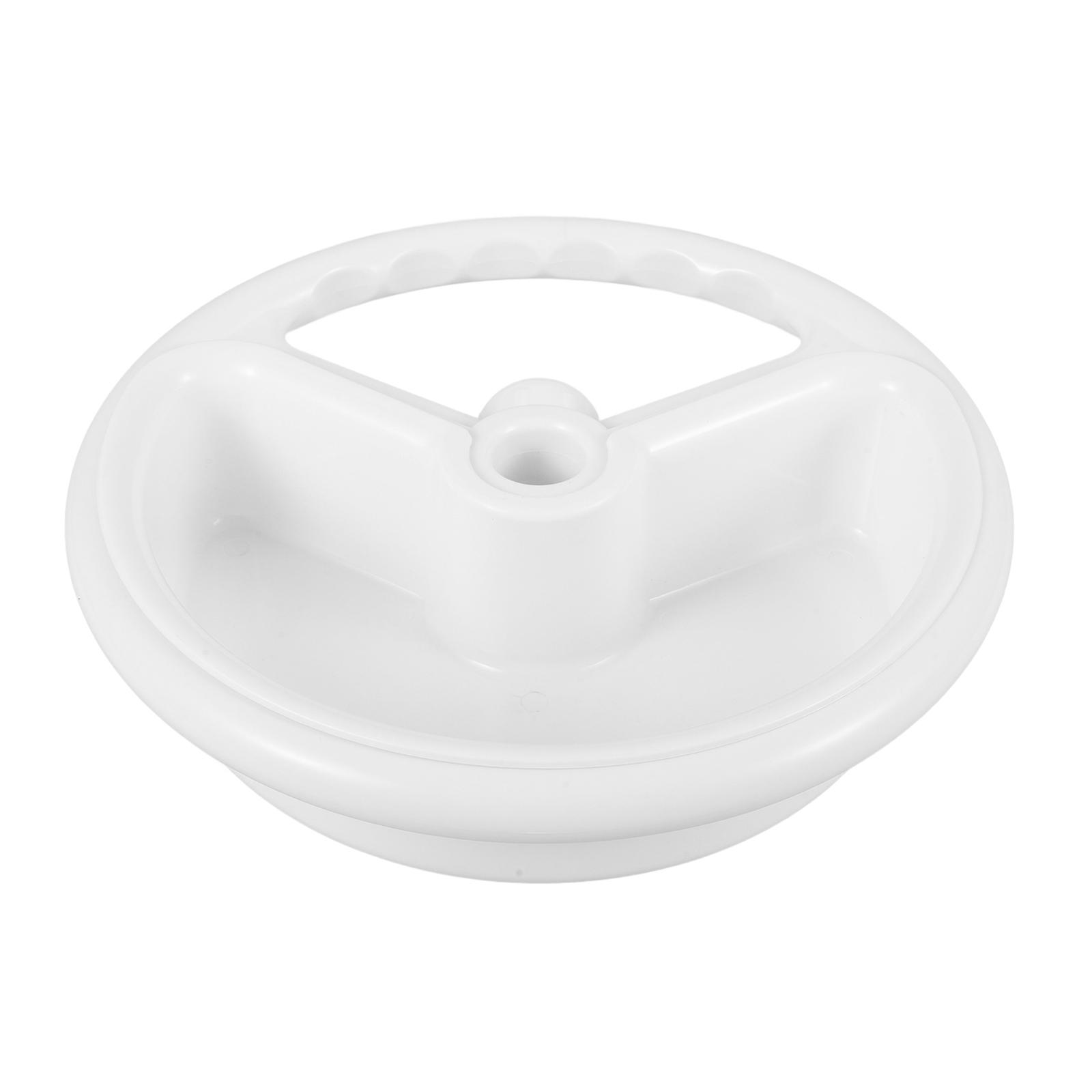 Plastic Tray Stand Tray Round Healthcare Height Adjustable 1Pcs