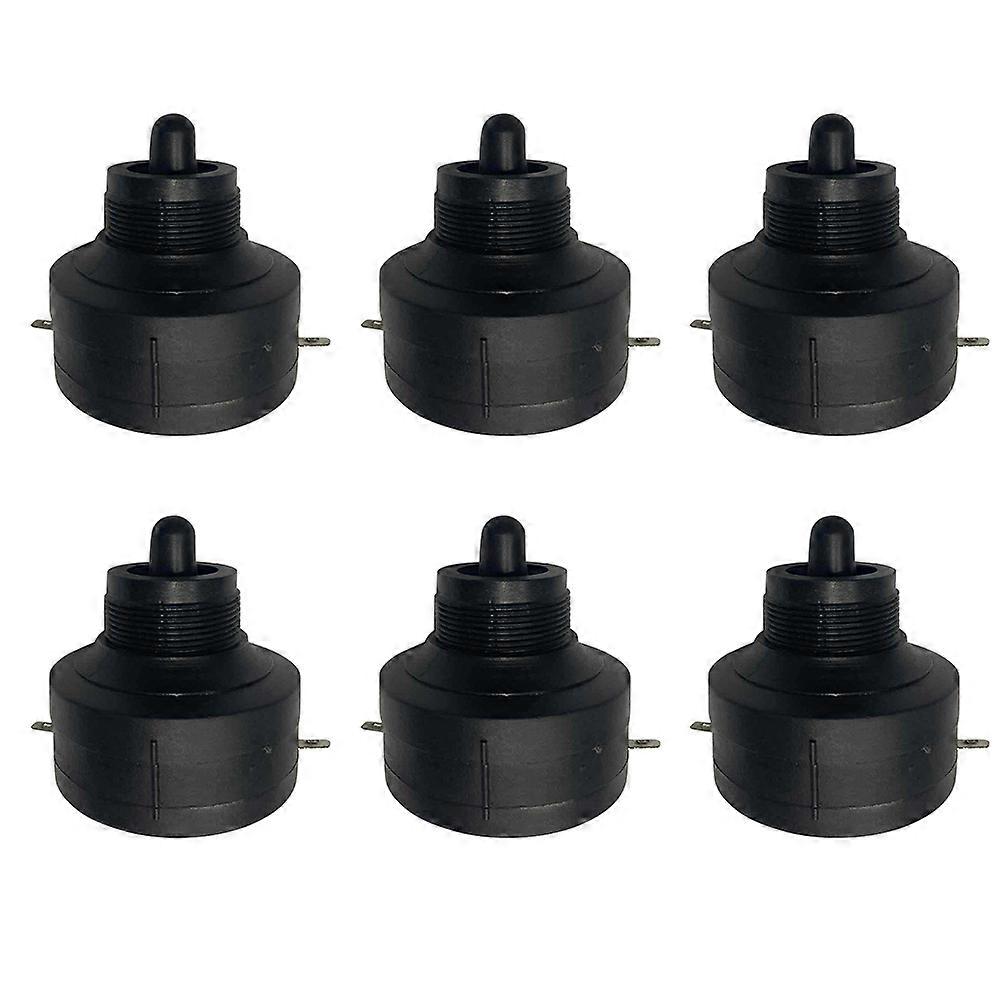 Auto Tweeter Speakers Car Tweeter Loudspeaker Replacement Sound Production 6.4X7CM 6PCS