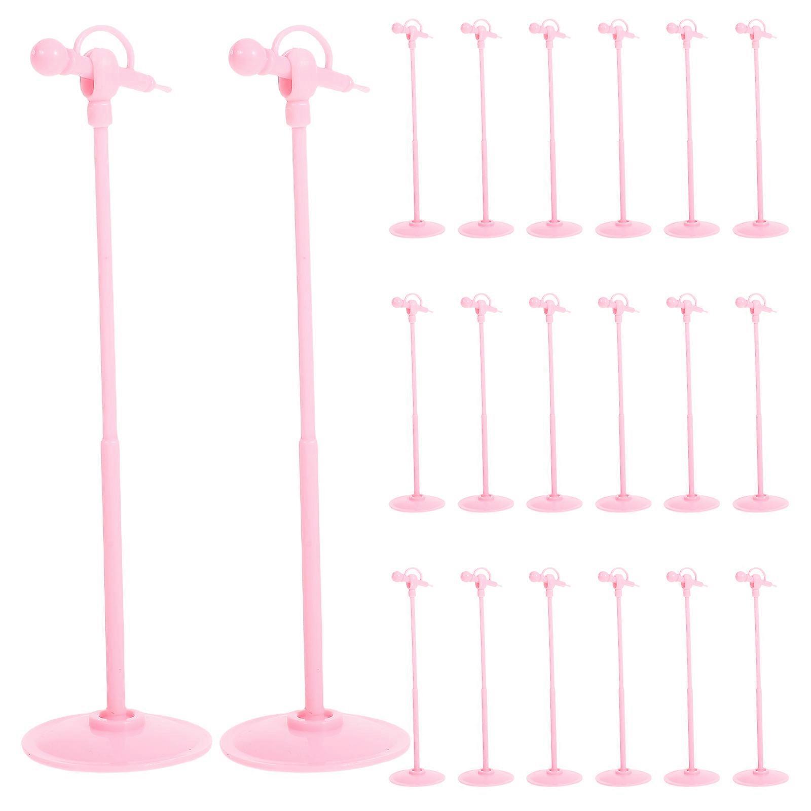 Miniature Microphone Toy Dollhouse Accessories Compact Design for Desktop Decoration 20Pcs
