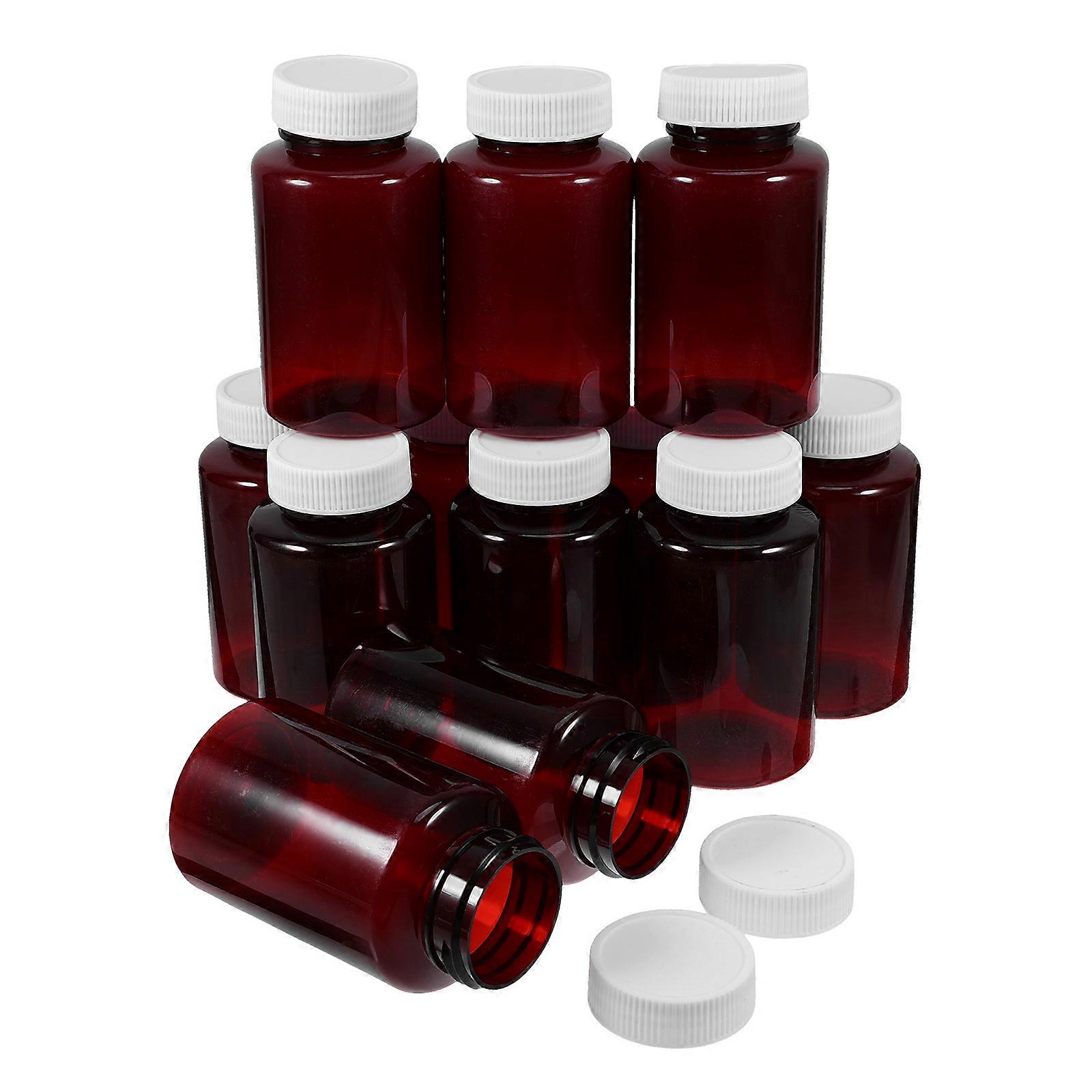 Mini Empty Bottles Single Storage Bottles Medicine Storage Travel Convenience 12Pcs