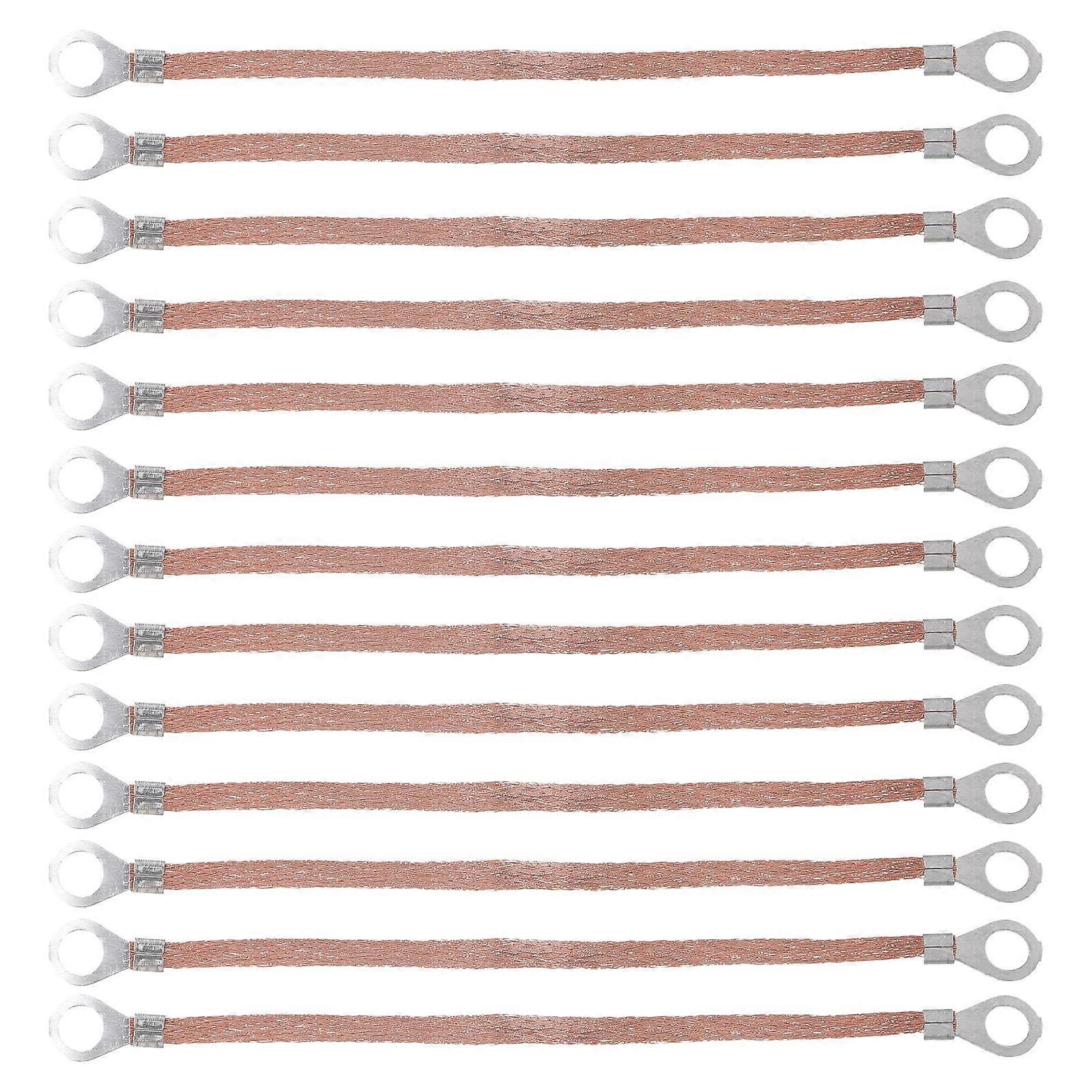 Earth Wire Cable For Electrical Grounding Shielding 7.86X0.59X0.04in 100Pcs