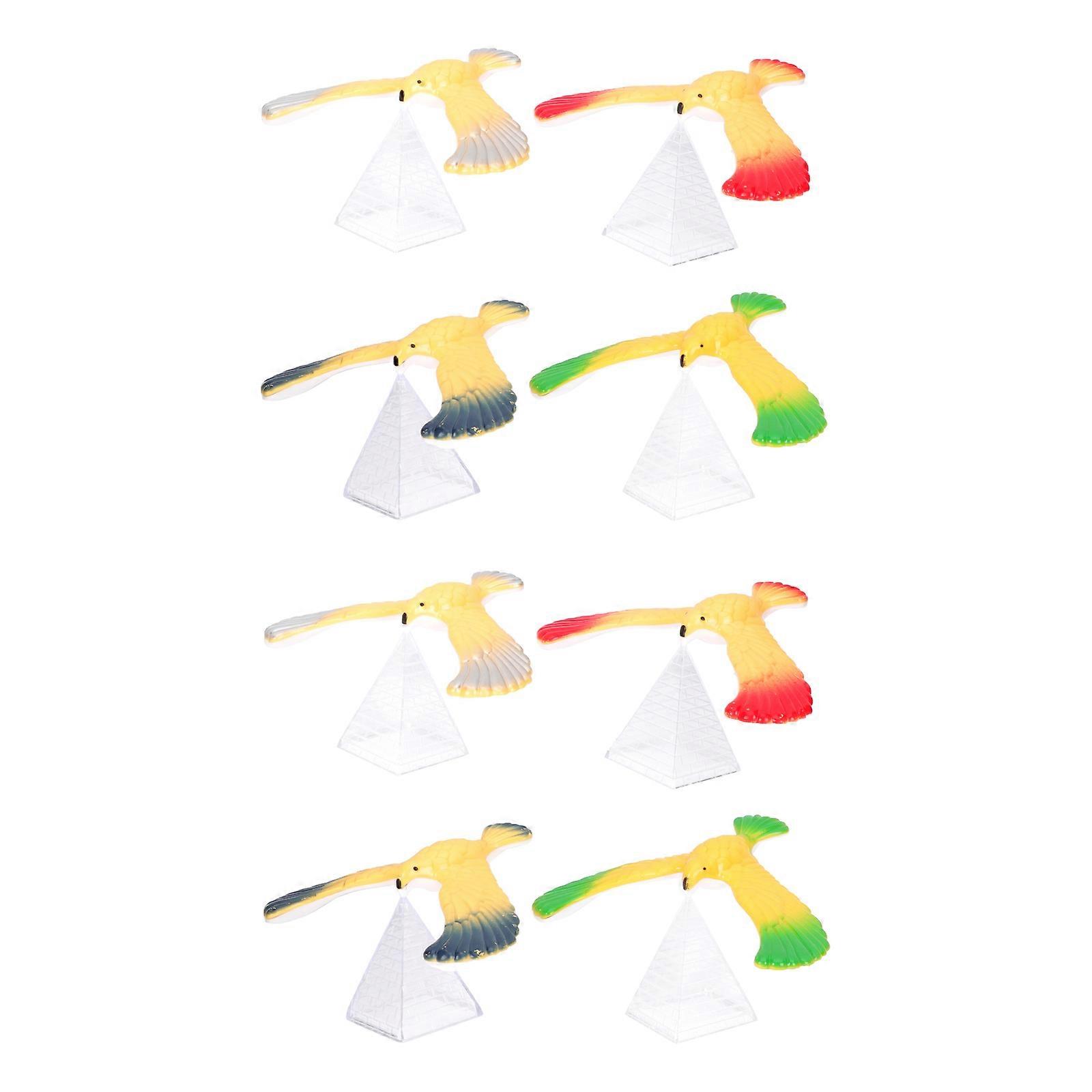 8pcs Educational Balancing Birds Stress Relief & Science Demonstration Interactive Desktop Decor