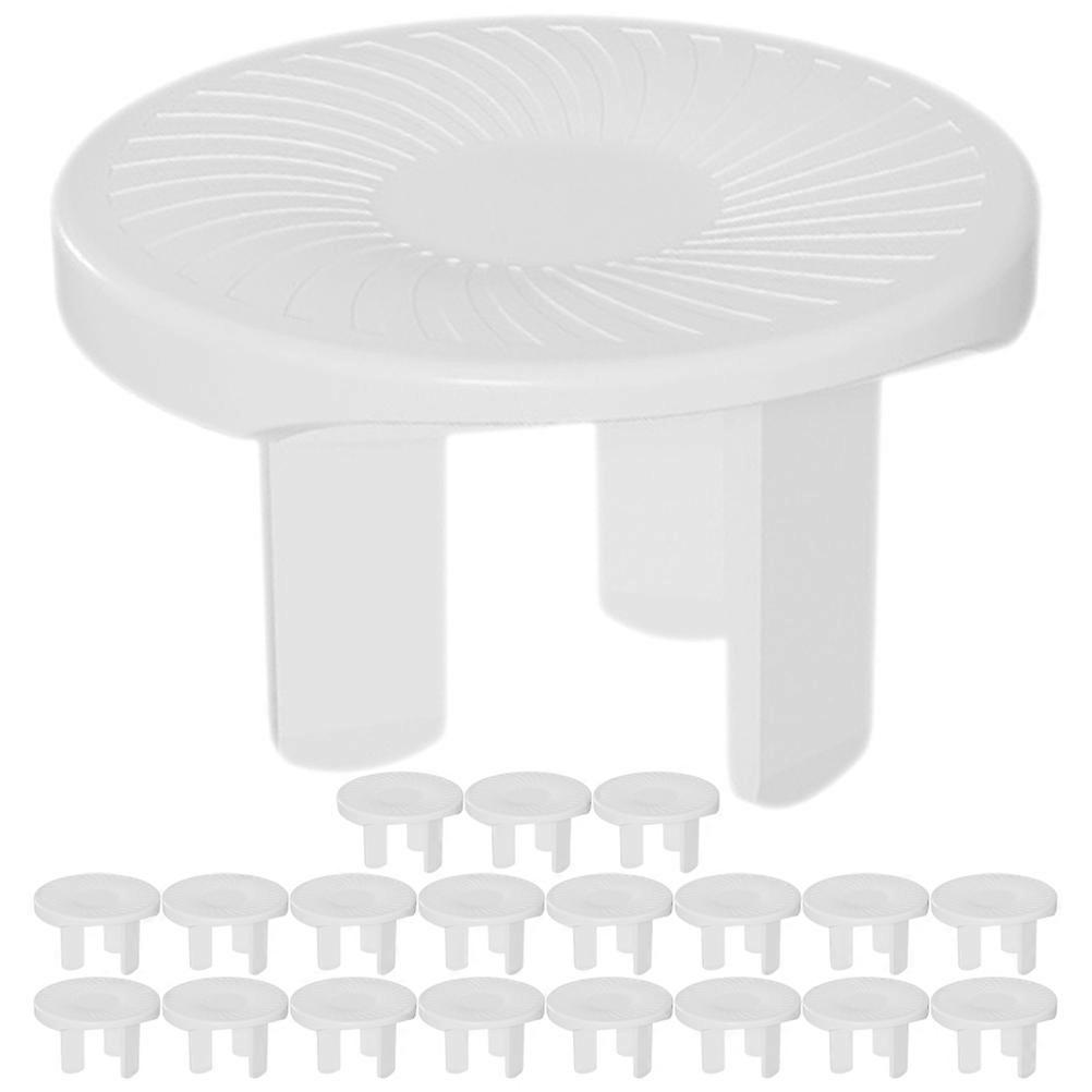 Power Outlet Cover Child-Proof Easy Installation and Removal For Children 1.2X1.2X0.8in 20Pcs