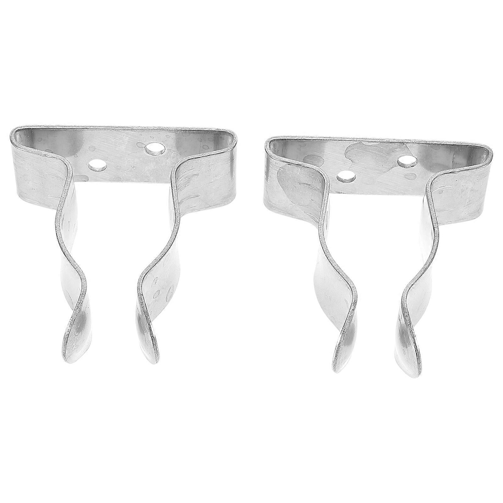 Paddle Mount Holder Kayak Paddle Clips Boat Accessories Outdoor Adventure Silver 2.2X2.0X0.8In Easy Installation 2Pcs
