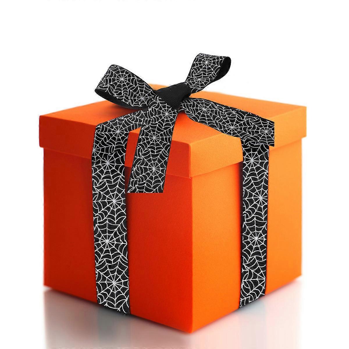 Gift Wrap Ribbon Assorted Color Polyester Halloween Ribbon for Decor with Shareable Lengths