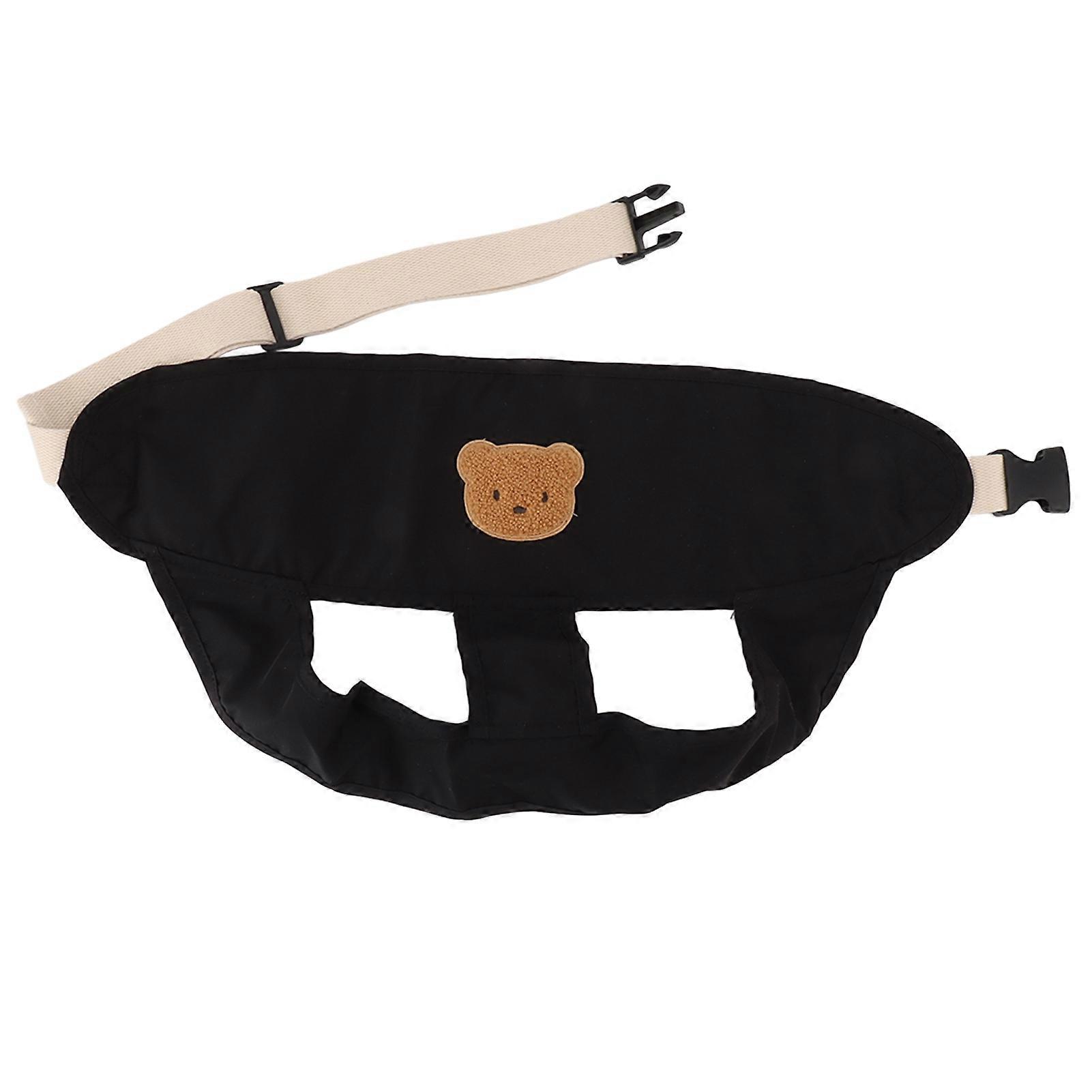 Harnais de sécurité pour chaise bébé, portable, souple, réglable, respirant, sangle de sécurité pour siège d'alimentation, 54 cm, noir