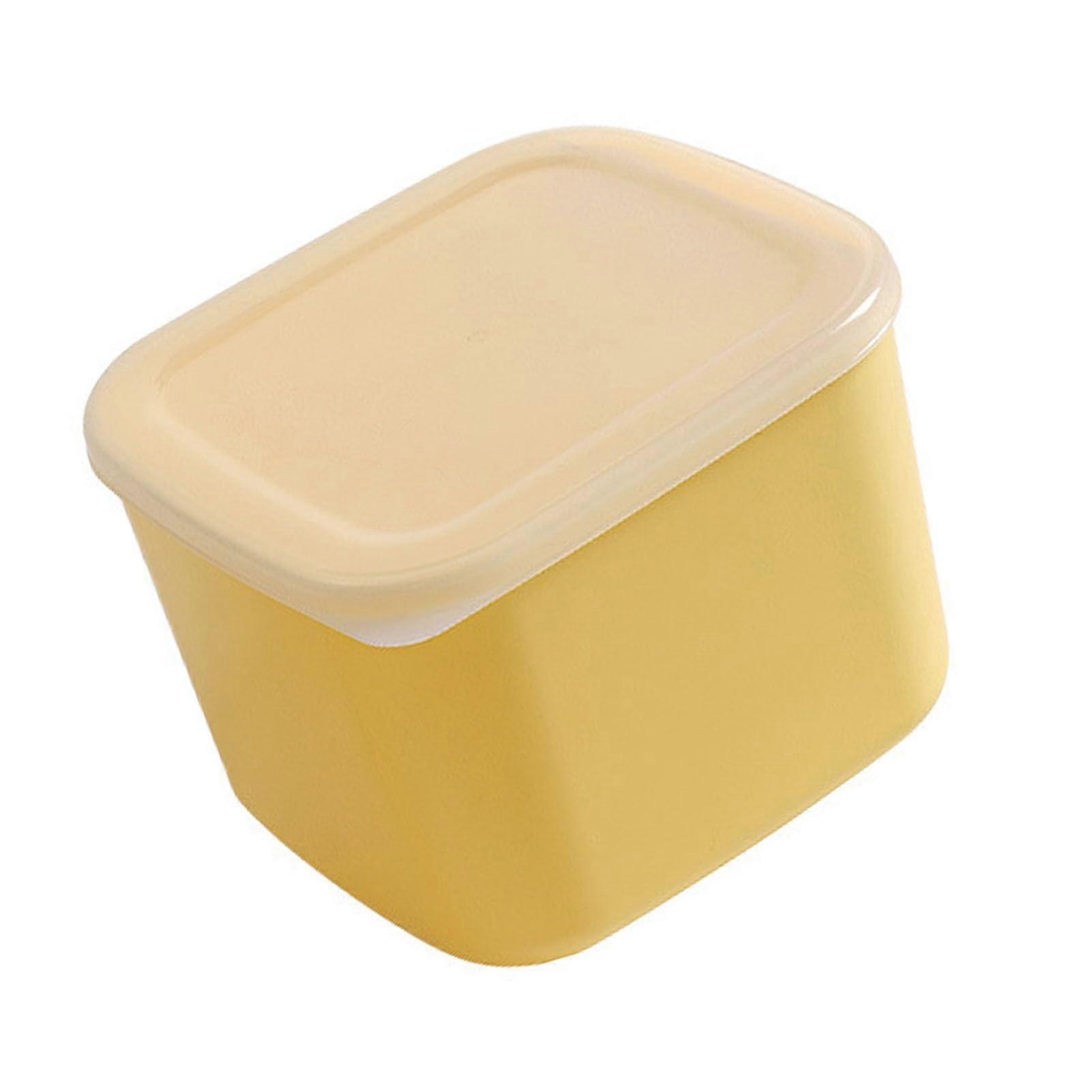 Cut Cheese Container, Plastic Storage Box with Tight Lid for Food (Large for 50 kg Dog)
