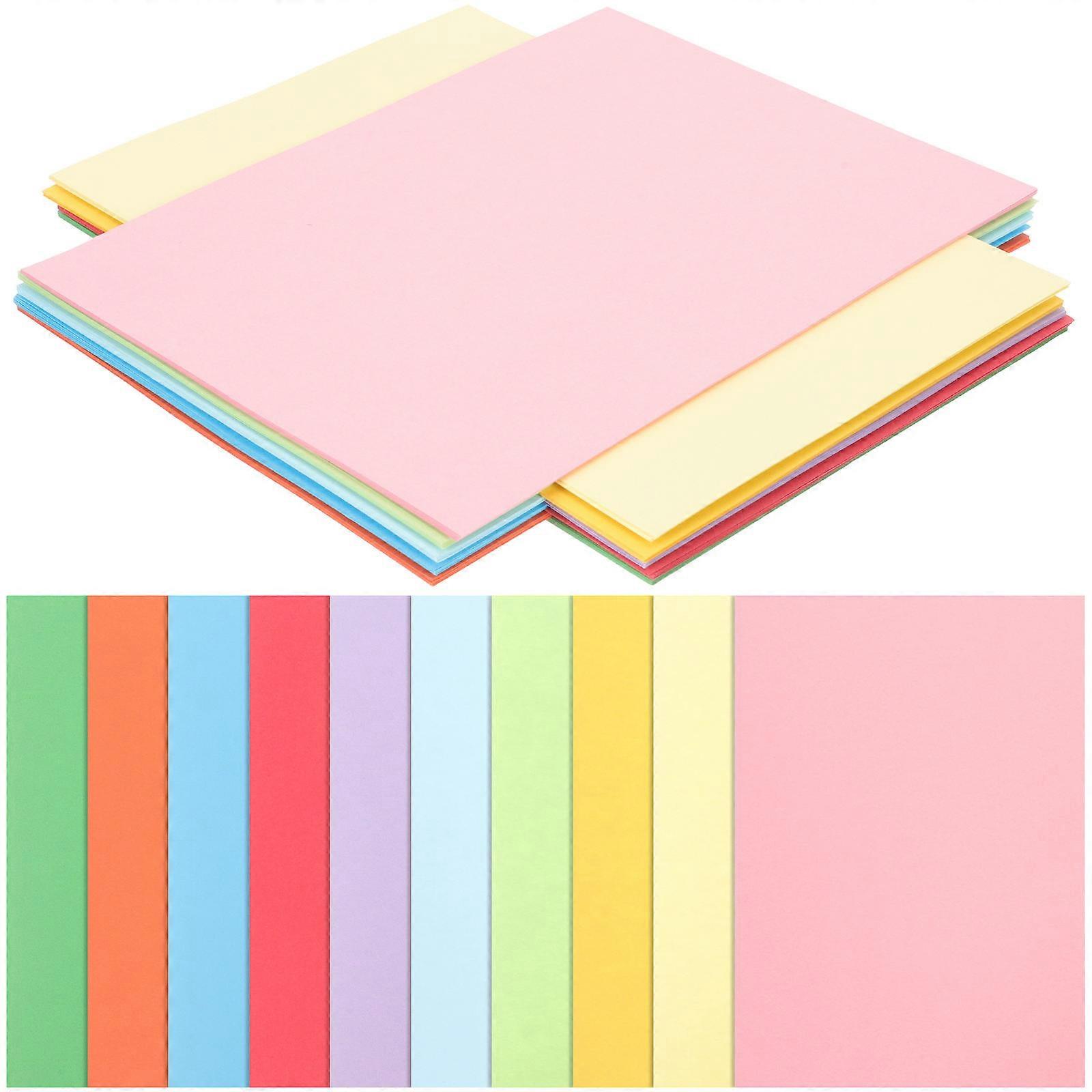 Handcraft Paper Bright Colors Square Thick Pulp Paper Cutting Parents 100 Sheets