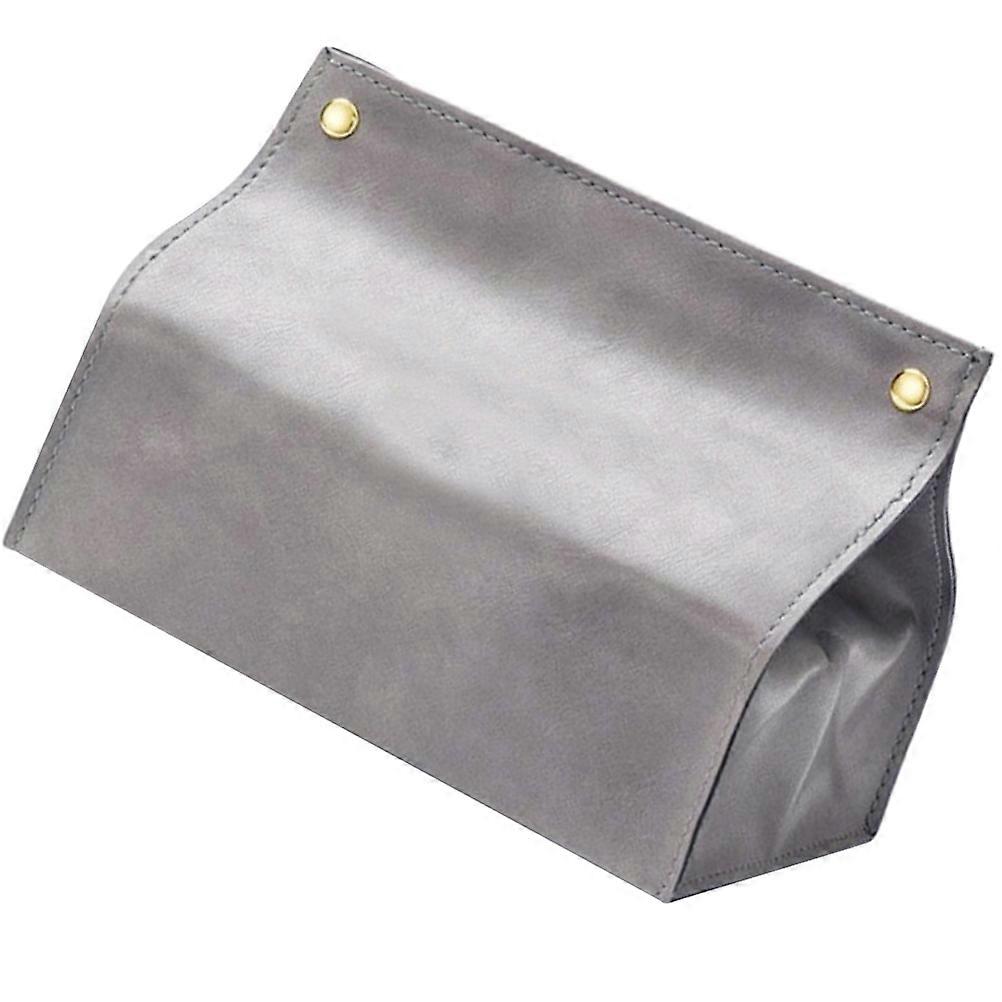 Car Tissues Holder Napkin Dispenser Home Use Rectangular Shape Minimalist Style Easy Access 1Pack