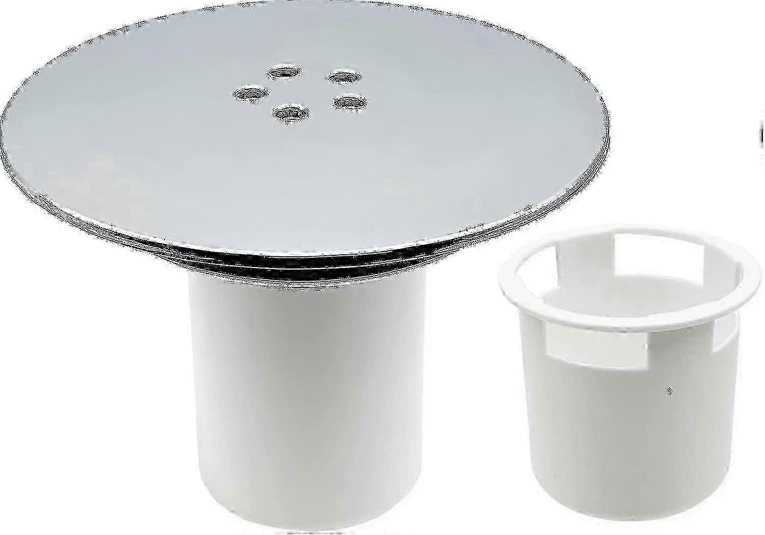 Lock till duschavlopp, lock till duschfälla, 90 mm/115 mm lock till duschplugg, lock till duschavfall i krom, lock till plugghål för duschkar