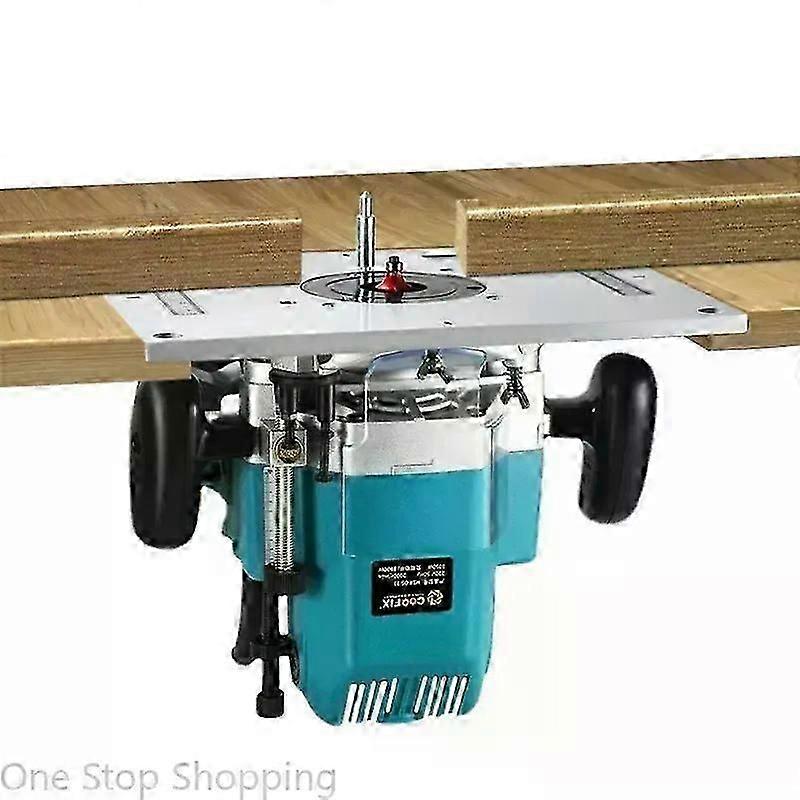 Multifunctional Aluminium Router Table Insert Plate Fit For Electric Wood Milling Trimming Machine Woodworking Benches