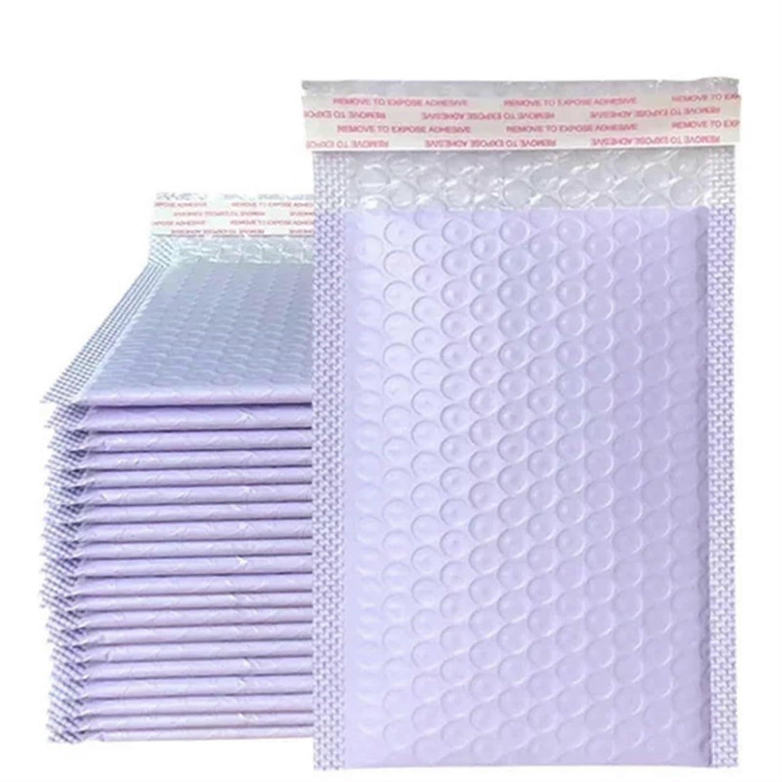 Bubble Mailers 100 Pcs Self Seal Mailing Envelopes Purple 1518cm