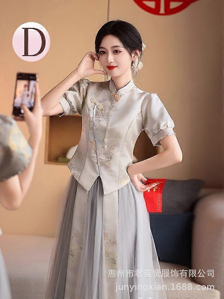 Bridesmaid Dresses, Chinese Women's Summer Beauty, Sister Group Wedding Dresses, Niche High-End Cheongsam Bridesmaid Dresses | Fruugo UK Bridesmaid Dresses, Chinese Women's Summer Beauty, Sister Group Wedding Dresses, Niche High-End Cheongsam Bridesmaid Dresses | Fruugo UK
