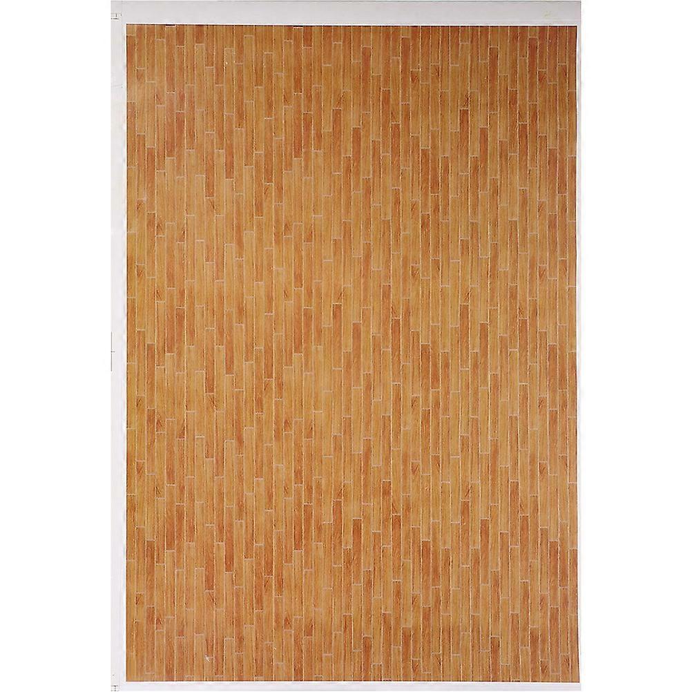 Dollhouse Floorboards Mini House Floor Paper Sheet Rectangular Rustic Design Scene Decoration 1Pack