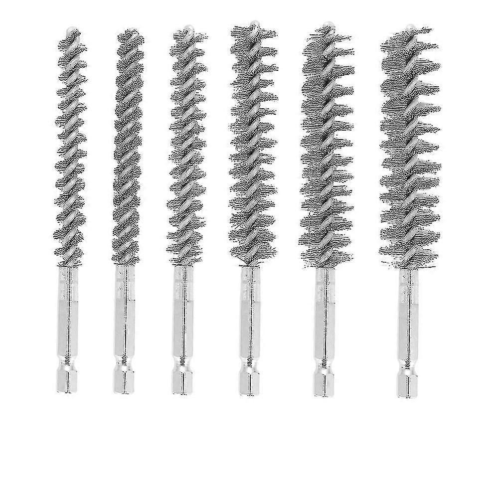 6 Pcs Wire Brushes For Drill,stainless Steel Small Wire Brush In Different Sizes,for Cleaning,clean