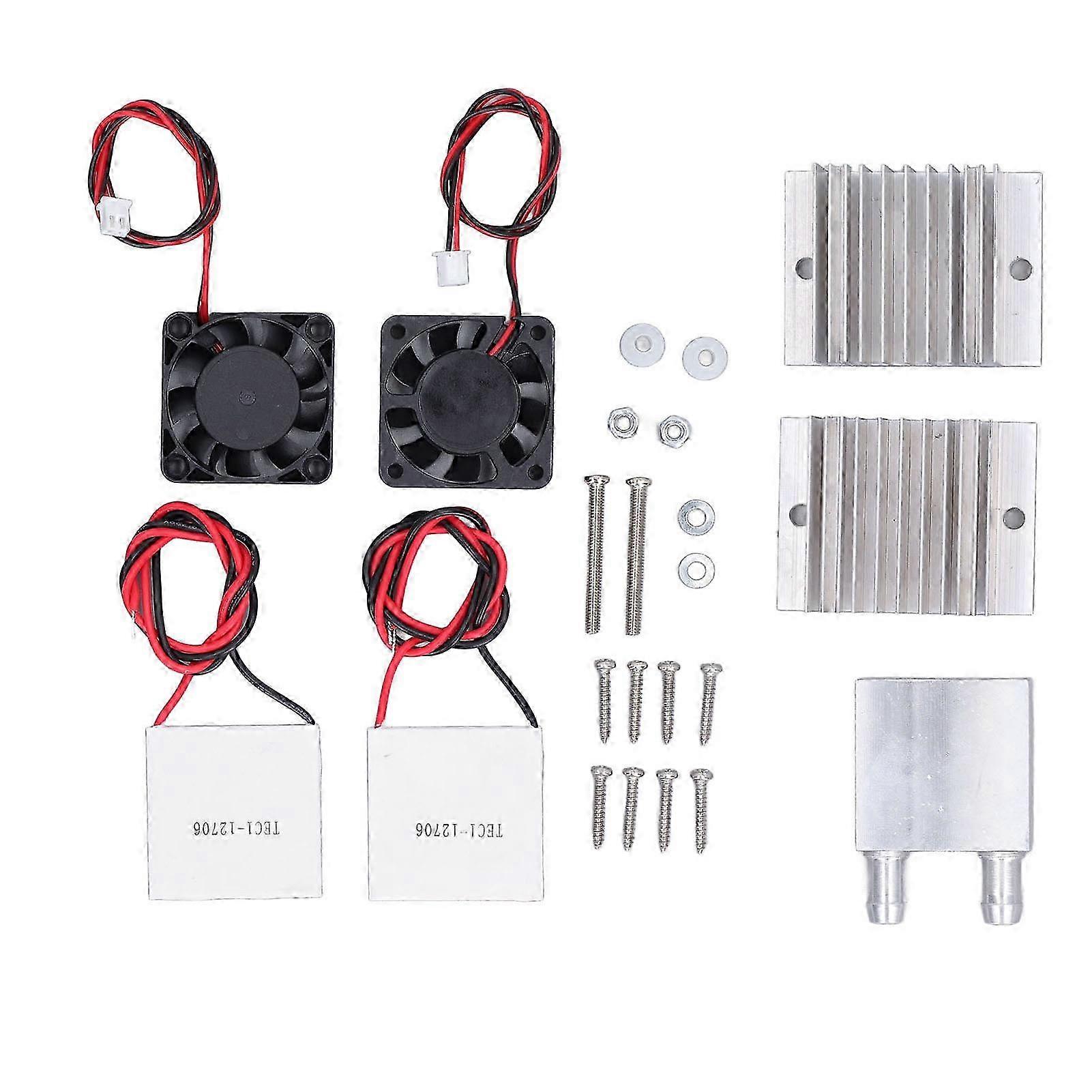 Thermoelectric Cooling System Electronic Cooler Module DIY Kit with Fan